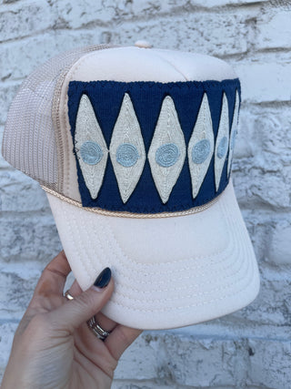 Orijinal | Trucker With Trim Tan Blue Diamond