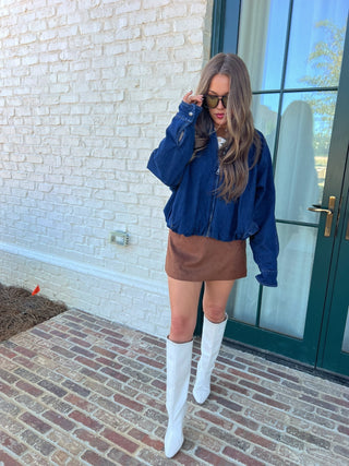 Steve Madden | Mackey Jacket Midnight Blue