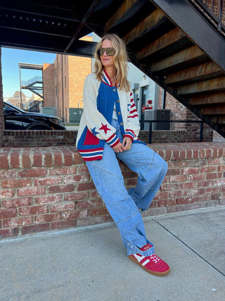 POL | Patriotic Cardigan