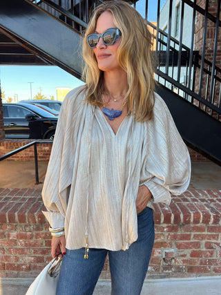 Victoria Blouse Silver