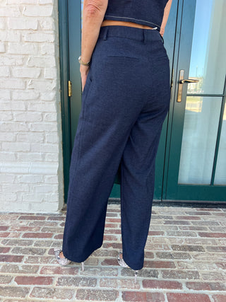 Sage The Label | Troubleshooter Pleated Trousers Midnight