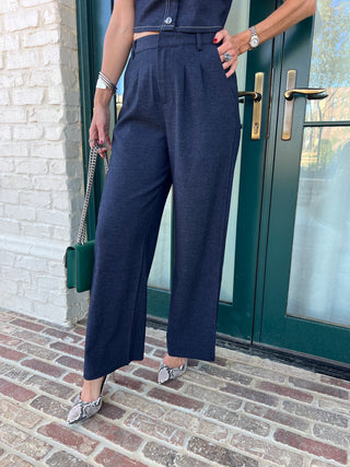 Sage The Label | Troubleshooter Pleated Trousers Midnight