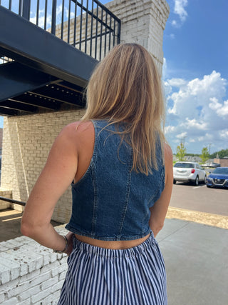 Steve Madden | Micky Top Blue Denim