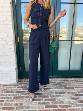 Sage The Label | Troubleshooter Pleated Trousers Midnight