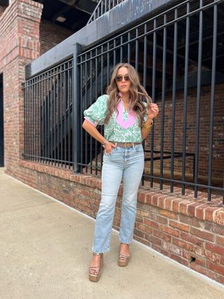 Daze Denim | Shy Girl Crop Jean Miracle