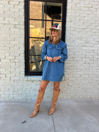 The Penny Denim Dress