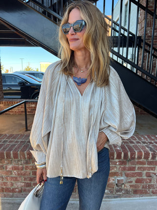 Victoria Blouse Silver