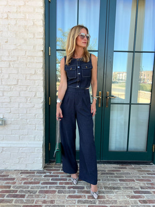 Sage The Label | Troubleshooter Pleated Trousers Midnight