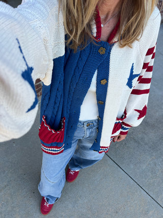POL | Patriotic Cardigan