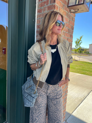Steve Madden | Bray Bomber Collar Jacket