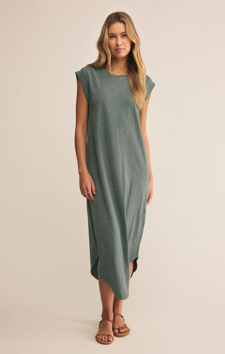 Z Supply | Calabasas Midi Dress Hunter Green