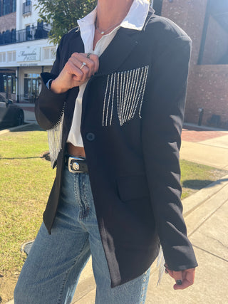 Steve Madden | Gem Blazer Black