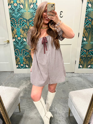 Needii | Caroline Gingham Romper