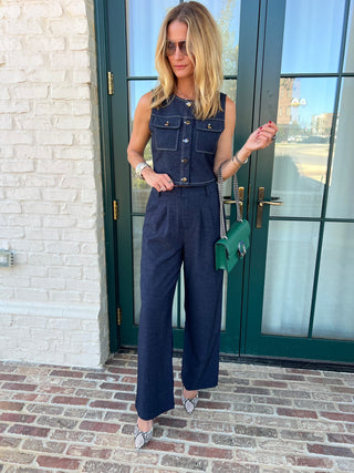 Sage The Label | Troubleshooter Pleated Trousers Midnight