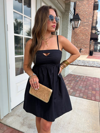 STEVE MADDEN | Meadow Black Dress