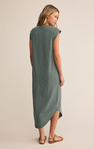 Z Supply | Calabasas Midi Dress Hunter Green