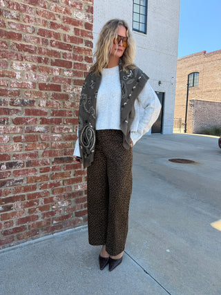 ENTRO Let's Go Girls Leopard Pants
