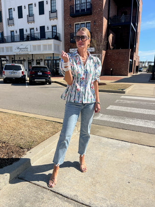 Hoppy Floral Blouse