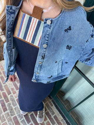 Habitual | Giving Floral Denim Jacket