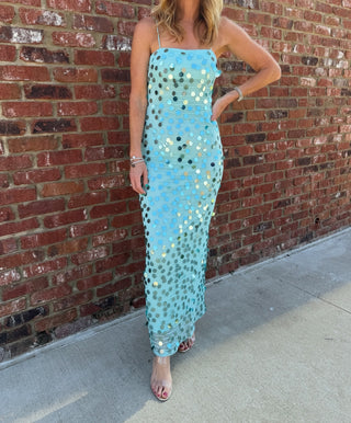 ONE AND ONLY COLLECTIVE | Eve Embellished Sequin Maxi Dress