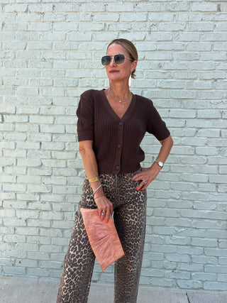 Steve Madden | Janae Cardigan Chocolate