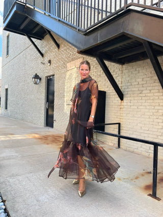 The Gwenth Dress Coffee