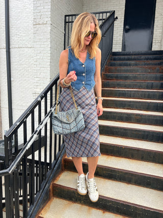 Steve Madden | Micky Top Blue Denim