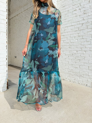 The Moonlit Garden Dress Green