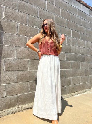 The Stephanie Sweater Top Brandy
