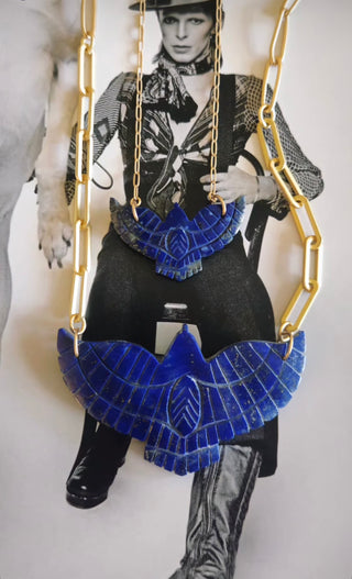 Amulet Brave Design |  Large Stone Thunderbird Necklace