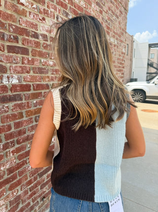 Averi Knit Vest Charcoal