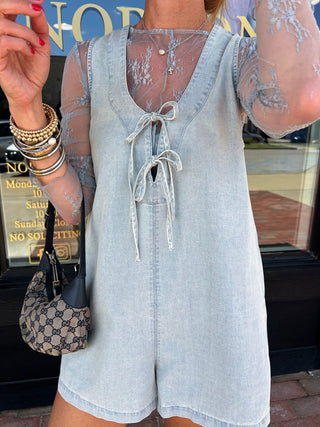 Miou Muse | The Sommer Romper Denim