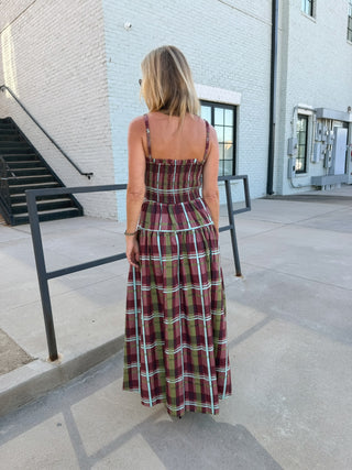 Harvest Jubilee Midi Dress Rust