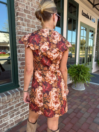 Brittany Floral Mini Dress Multi