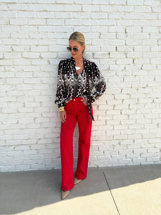 THML | Vivienne Tie Blouse