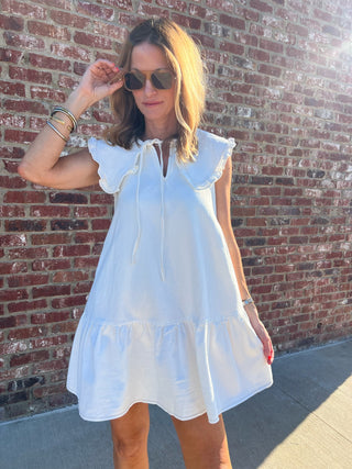 Sofie The Label | Cecilie Denim Dress White