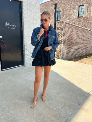 NEEDii | The Beatrice Bubble Skirt Black