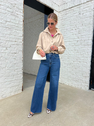 Heyson | The Pauline Blouse Tan