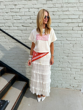 Girl Dangerous | Keep it Country Oversized Crop Tee