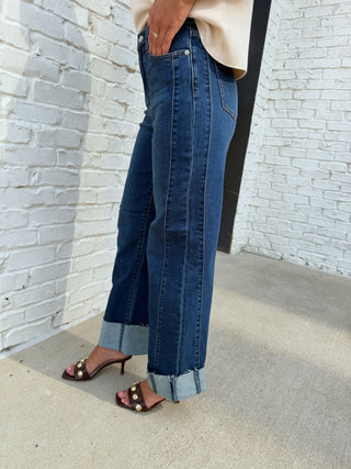 DAZE DENIM | Pleaser High Rise Wide Ankle | Slow Motion