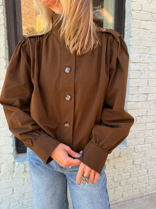 Hailey Bomber Jacket Brown