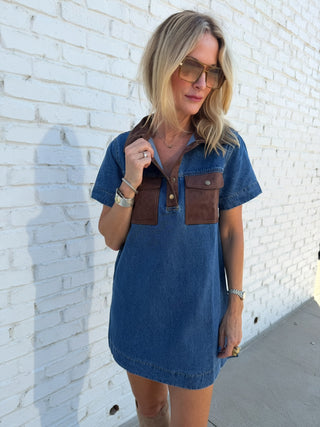 NEEDII | Billboard Denim Dress