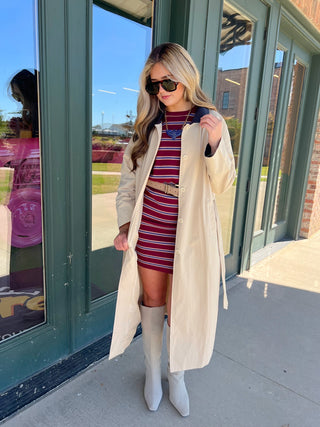 LE LIS | Cambridge Belted Trench Coat