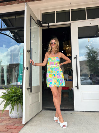 SADIE AND SAGE| MIMOSA TUBE MINI DRESS