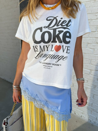 The Laundry Room | Diet Coke Is My Love Language Perfect Tee White