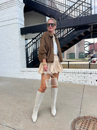 Steve Madden | Mackey Chestnut Suede Jacket