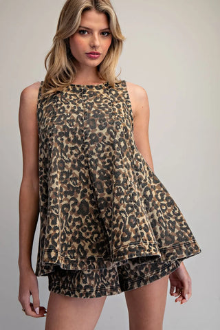 EESOME | The Remi Denim Set Leopard