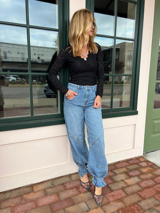 Z Supply | Nightfall Lace Bodysuit Black