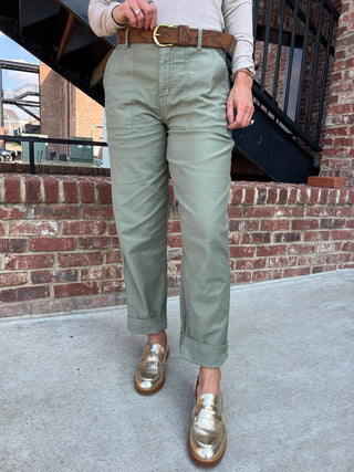 Z Supply | Olive Twill Pants Hunter Green
