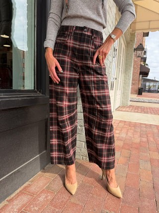 NEEDII | Plaid Barrel Pants